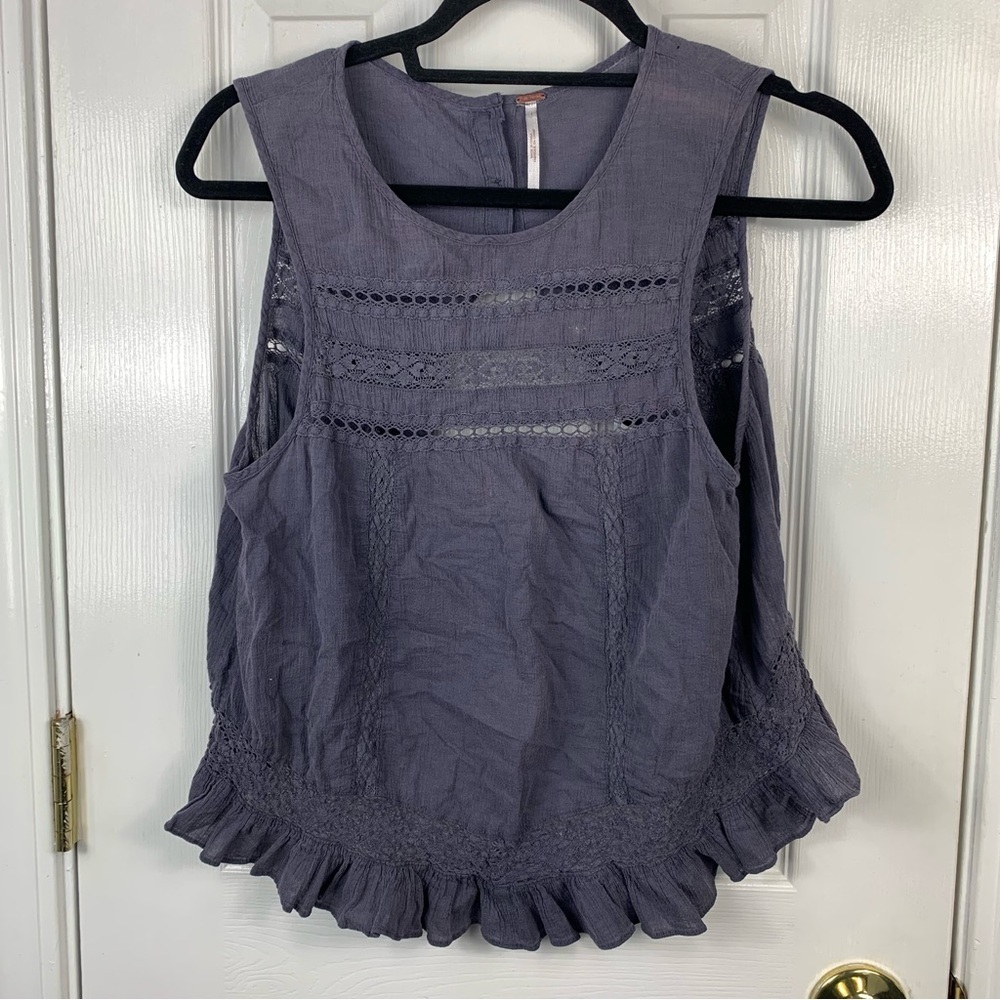 Free People Tank Open Back Size Medium